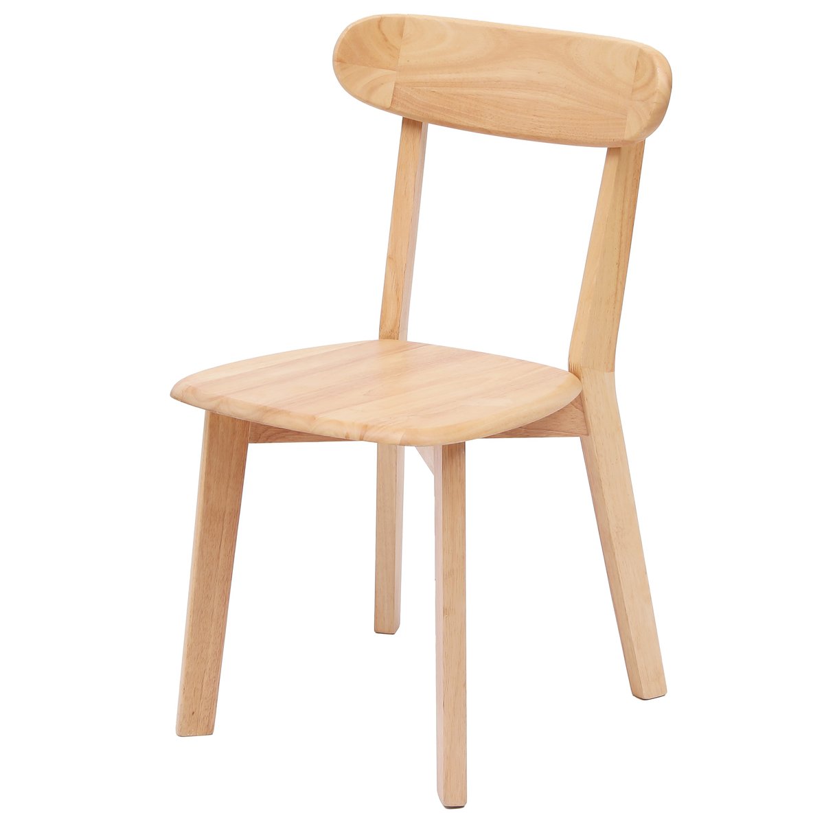 Lot de 2 chaises, bois massif, VITORIA bois naturel, NORDLYS