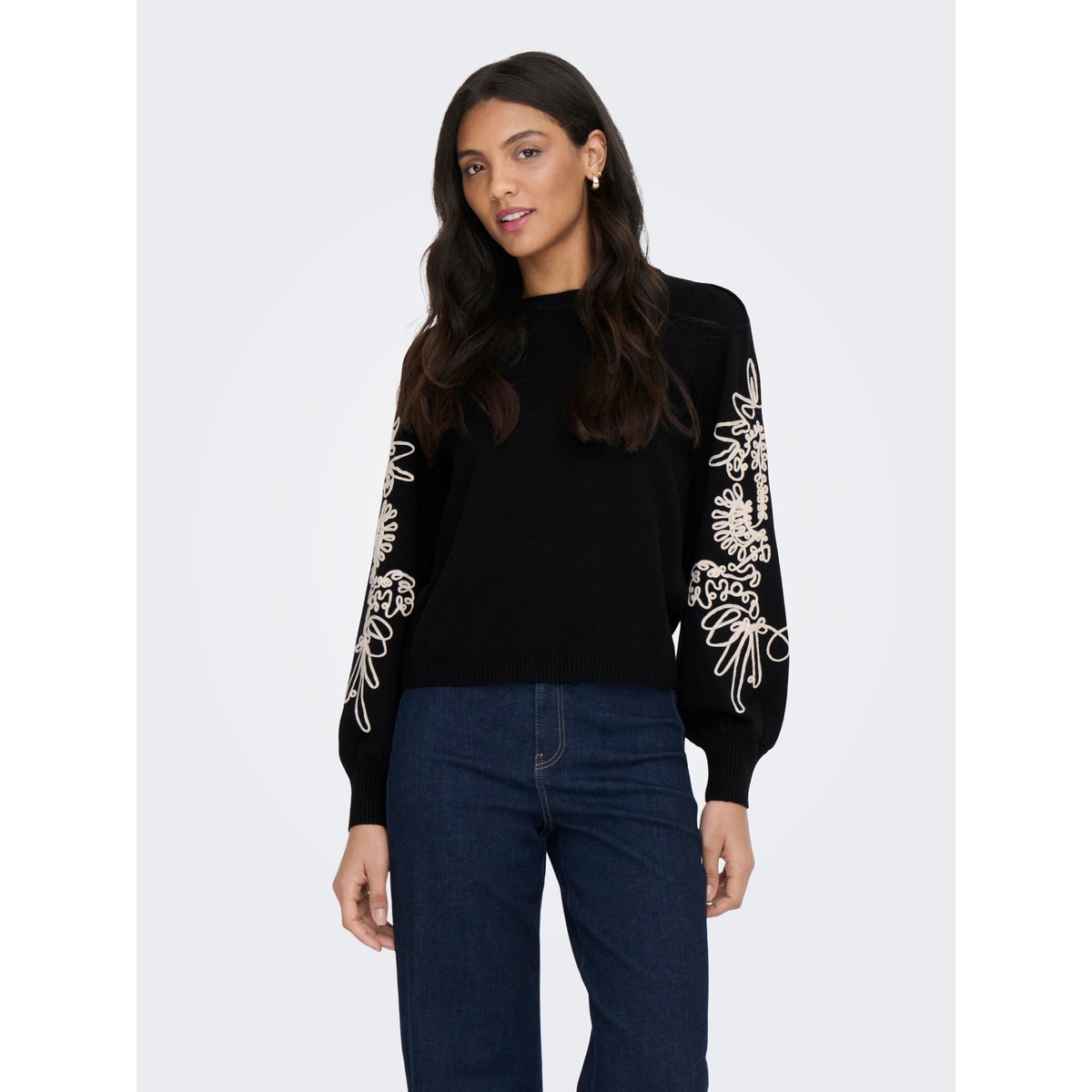 Pull En Maille noire - black, ONLY