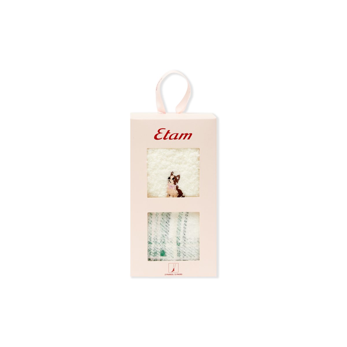 Chaussettes à motifs JAZZOU ecru, ETAM