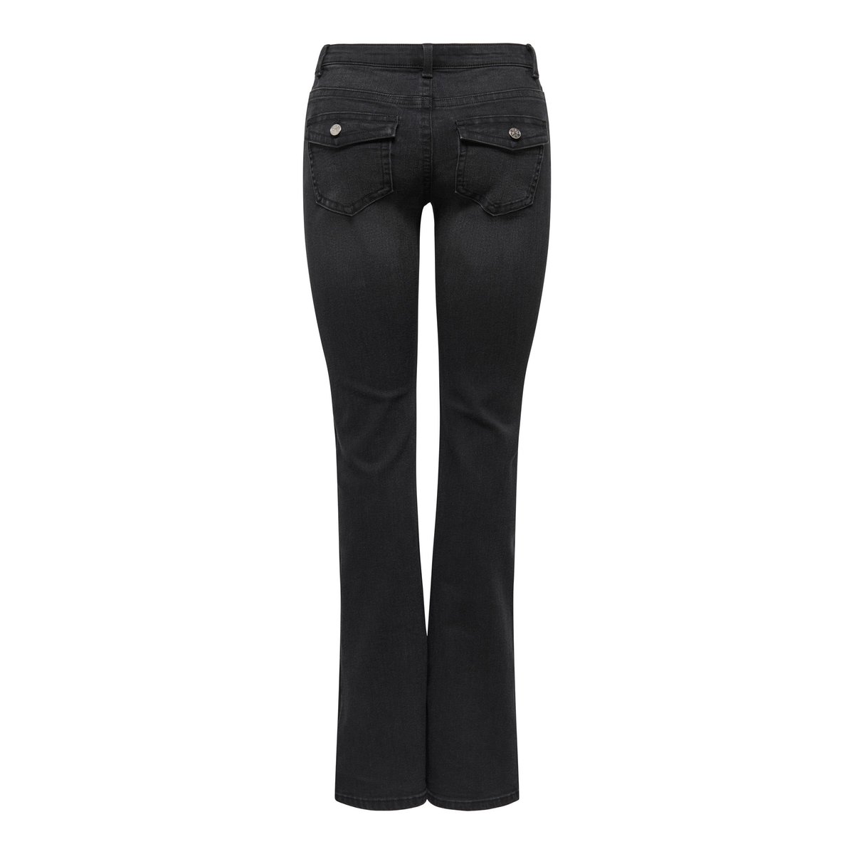 Jean Flared washed black, ONLY