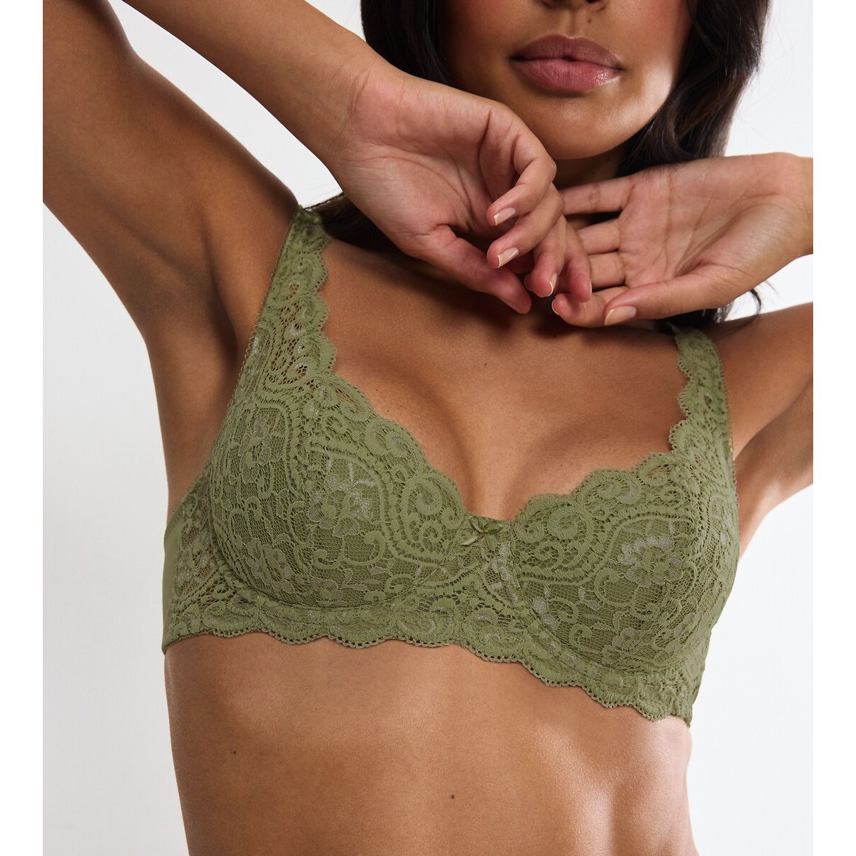 Reggiseno a balconcino AMOURETTE WHP verde oliva, TRIUMPH