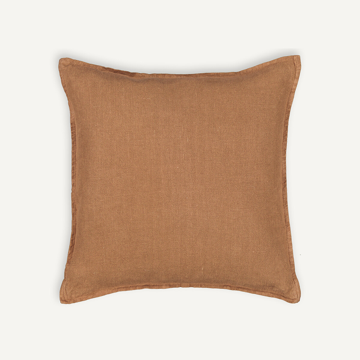 Housse de coussin lin épais, Boreo terre brûlée, AM.PM