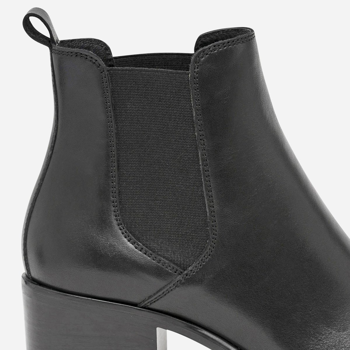 Boots À Talon en cuir SAMBRE noir, ERAM