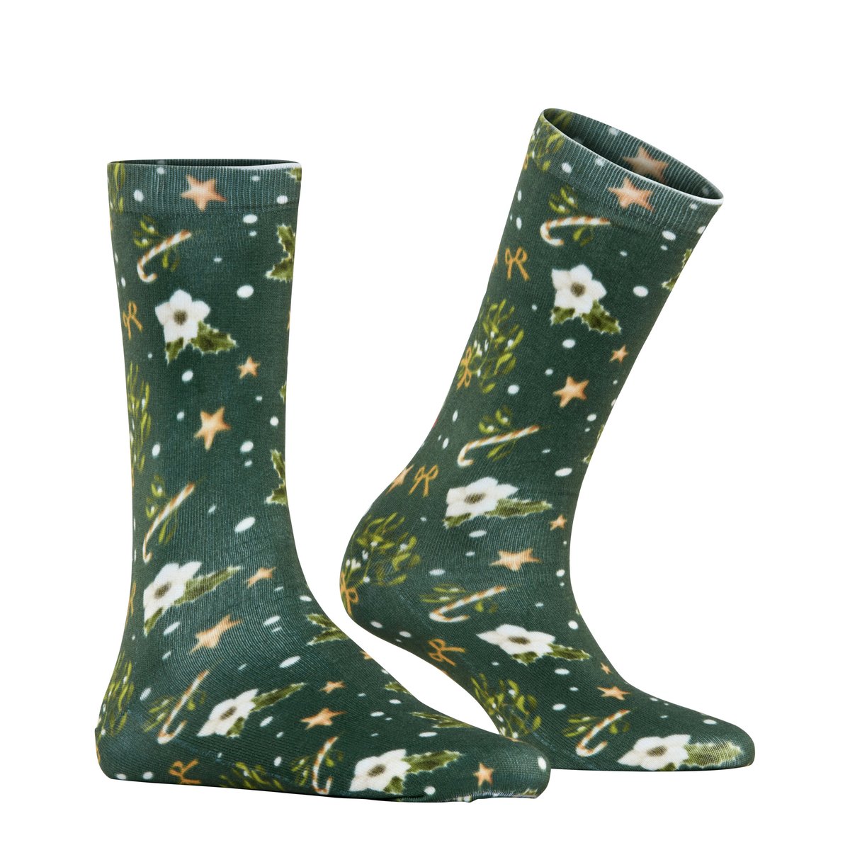 Chaussettes Fancy Christmas Opaque vert, BURLINGTON