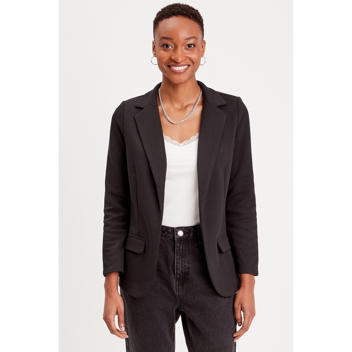 Veste blazer cintrée noir, CACHE CACHE