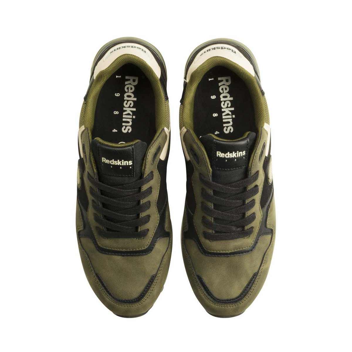 Baskets s / kaki OYAT 3 noir/kaki, REDSKINS