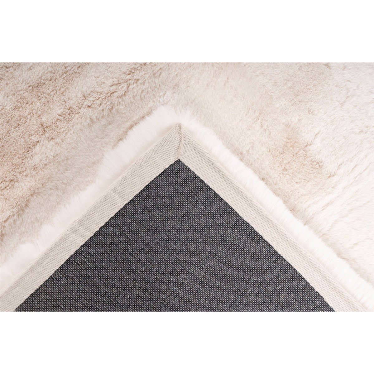 Tapis shaggy poils longs antidérapant ivoire crème lumineux, ARTE ESPINA