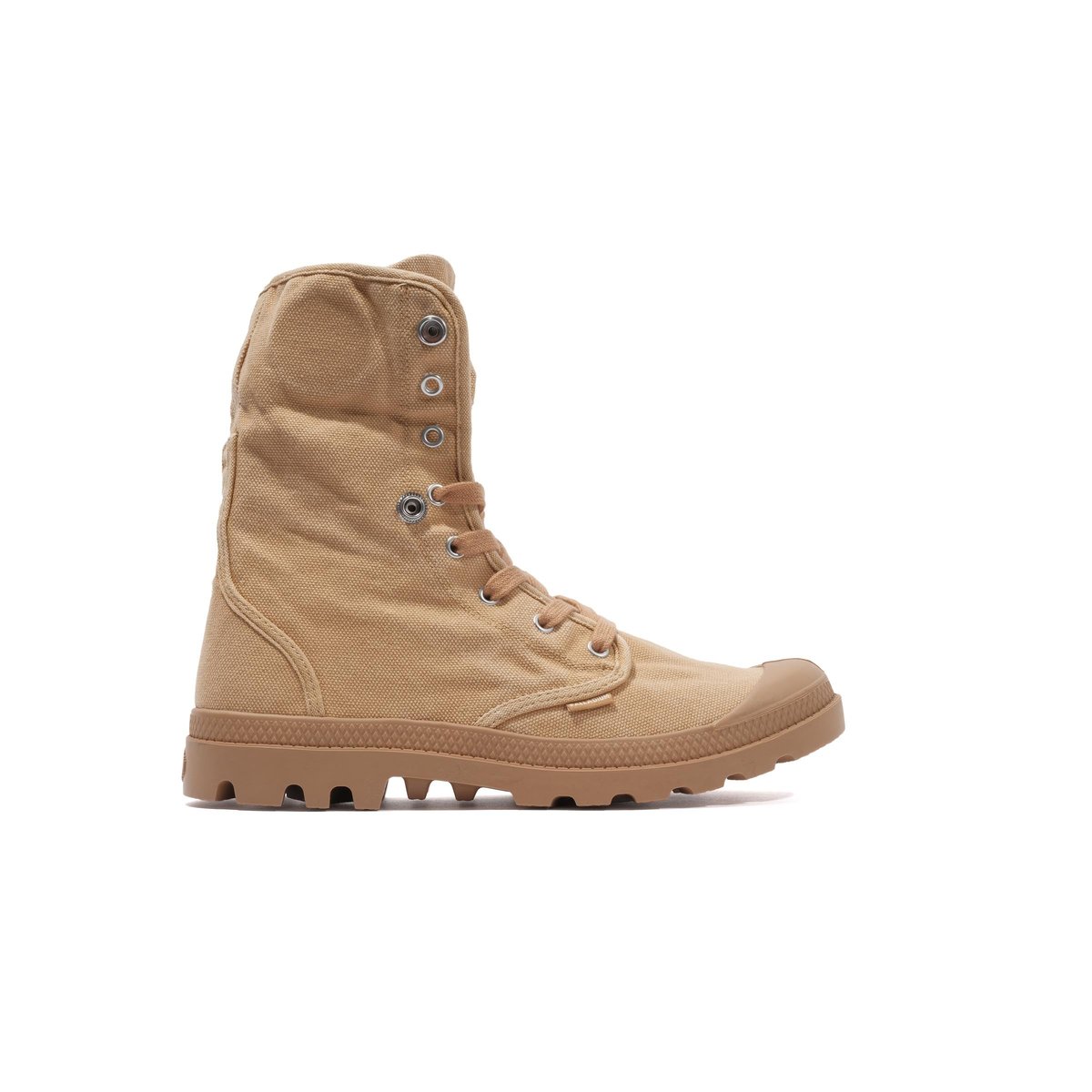Baskets montantes à revers Baggy camel, PALLADIUM