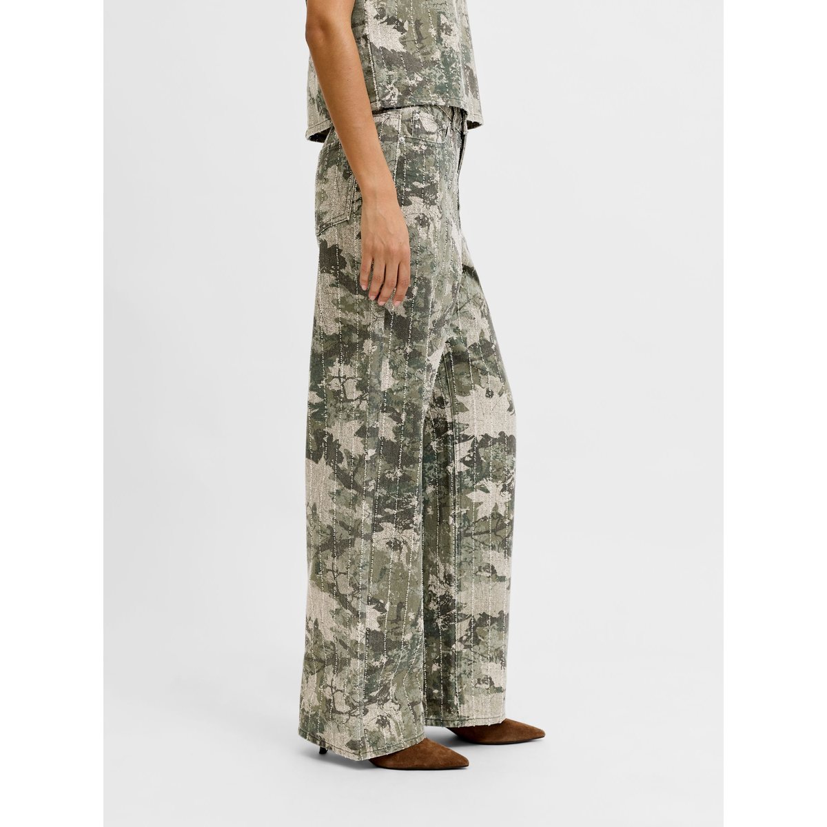 Pantalon dusky green, JJXX