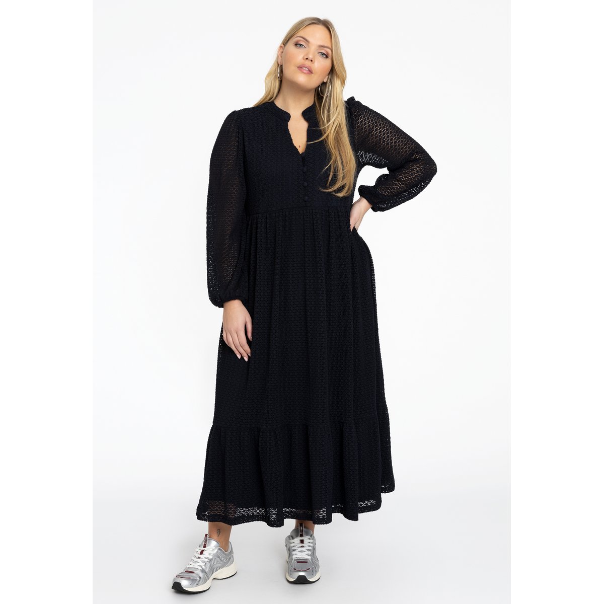 Robe coupe ample bleu, YOEK