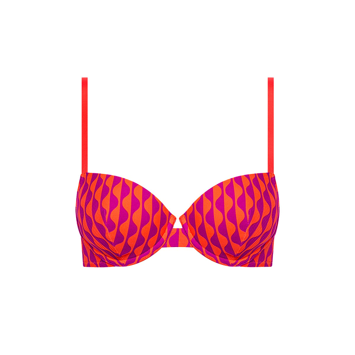 Haut maillot de bain préformé ARUBA orange, LISCA