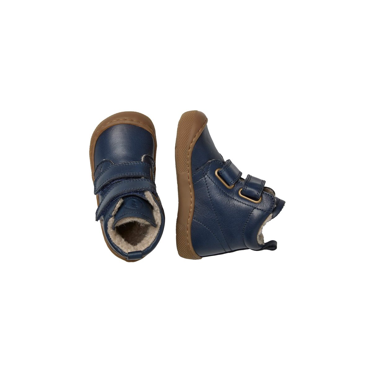 Bottes barefoot en cuir BAREFOOT WIGGHI VL marine, NATURINO