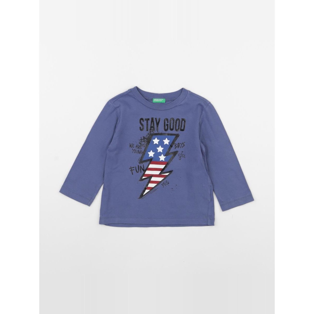 Tee-shirt - Très bon état bleu, BENETTON