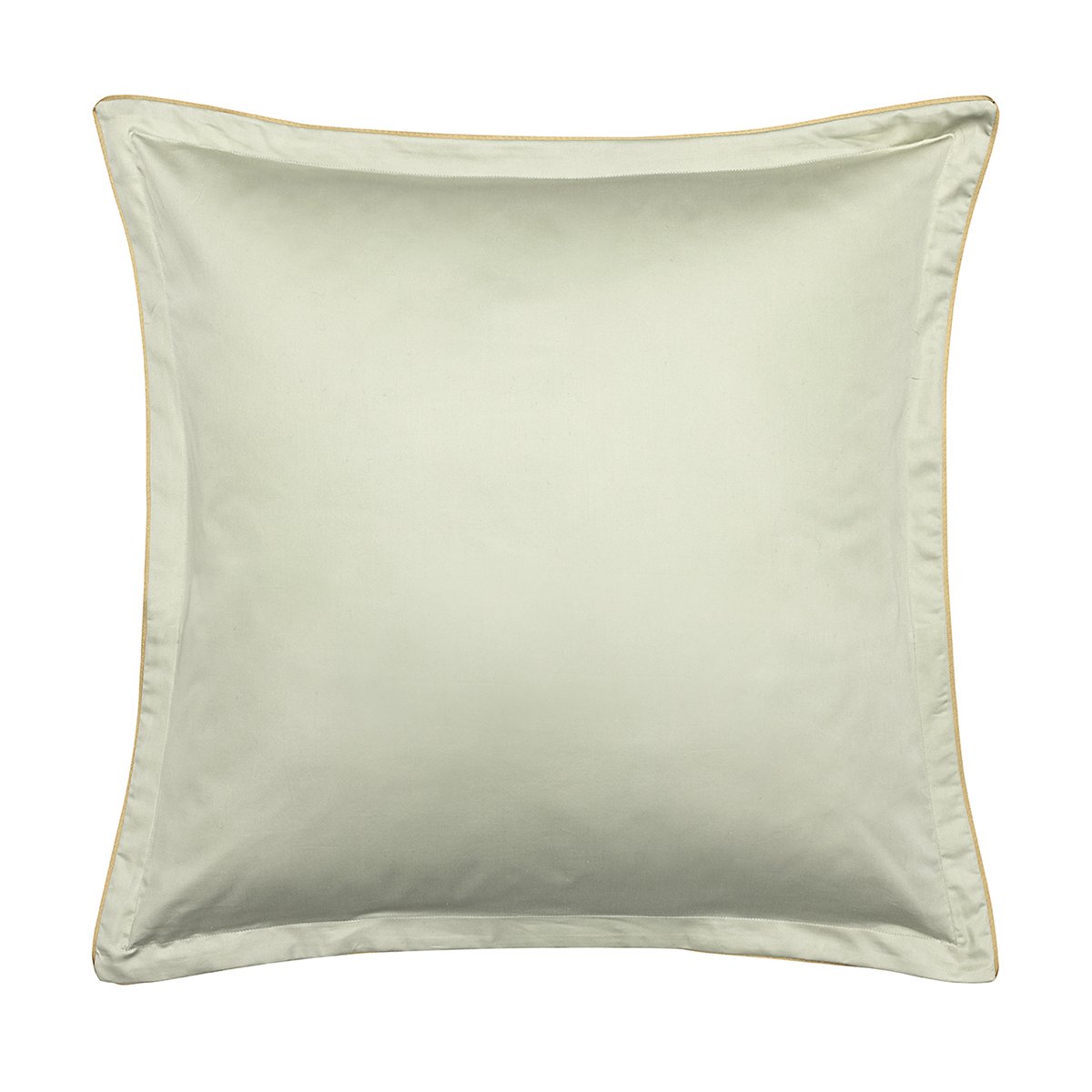 Taie d'oreiller imprimée en satin de coton bio, MAUSSANE vert tilleul, ALEXANDRE TURPAULT