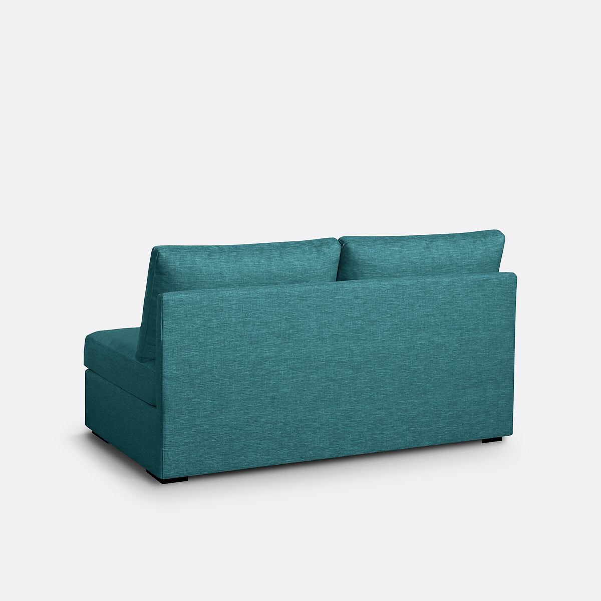 Banquette convertible Robin, Comfort Bultex® bleu canard, SO'HOME