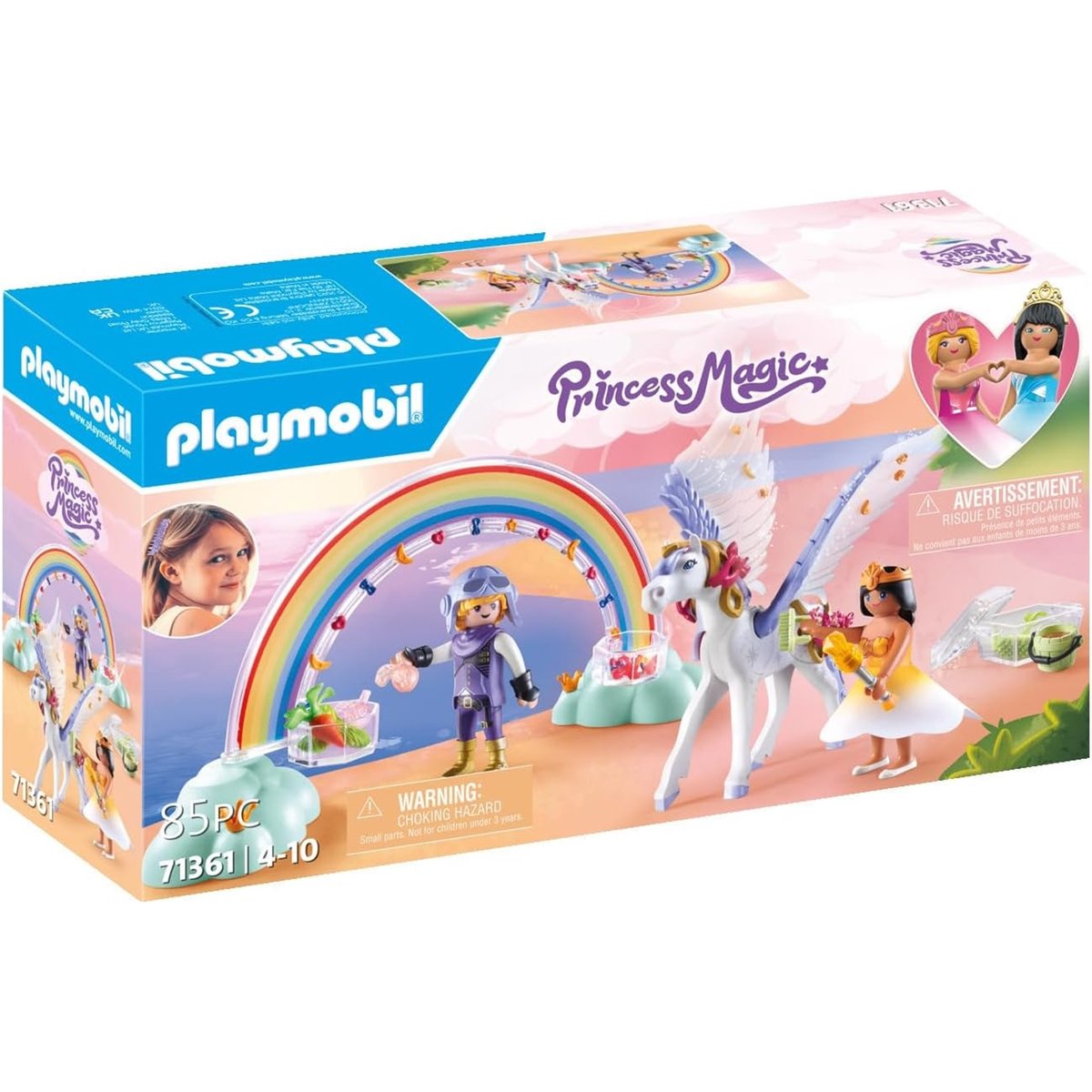 Cheval ailé à décorerPrincesse Magic multicolore, PLAYMOBIL