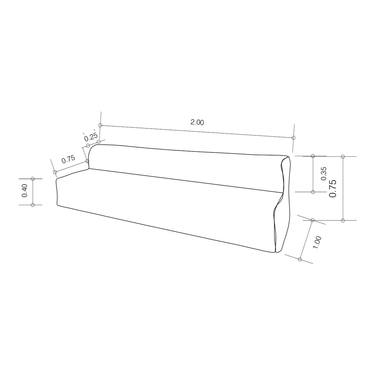 Canapé de jardin banquette extérieur modulable, déhoussable blanc, MX HOME