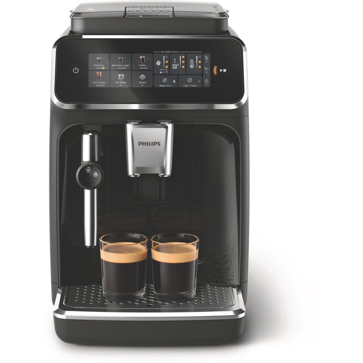 Expresso Broyeur EP3321/40 Noir Laqué série 3300 couleur unique, PHILIPS