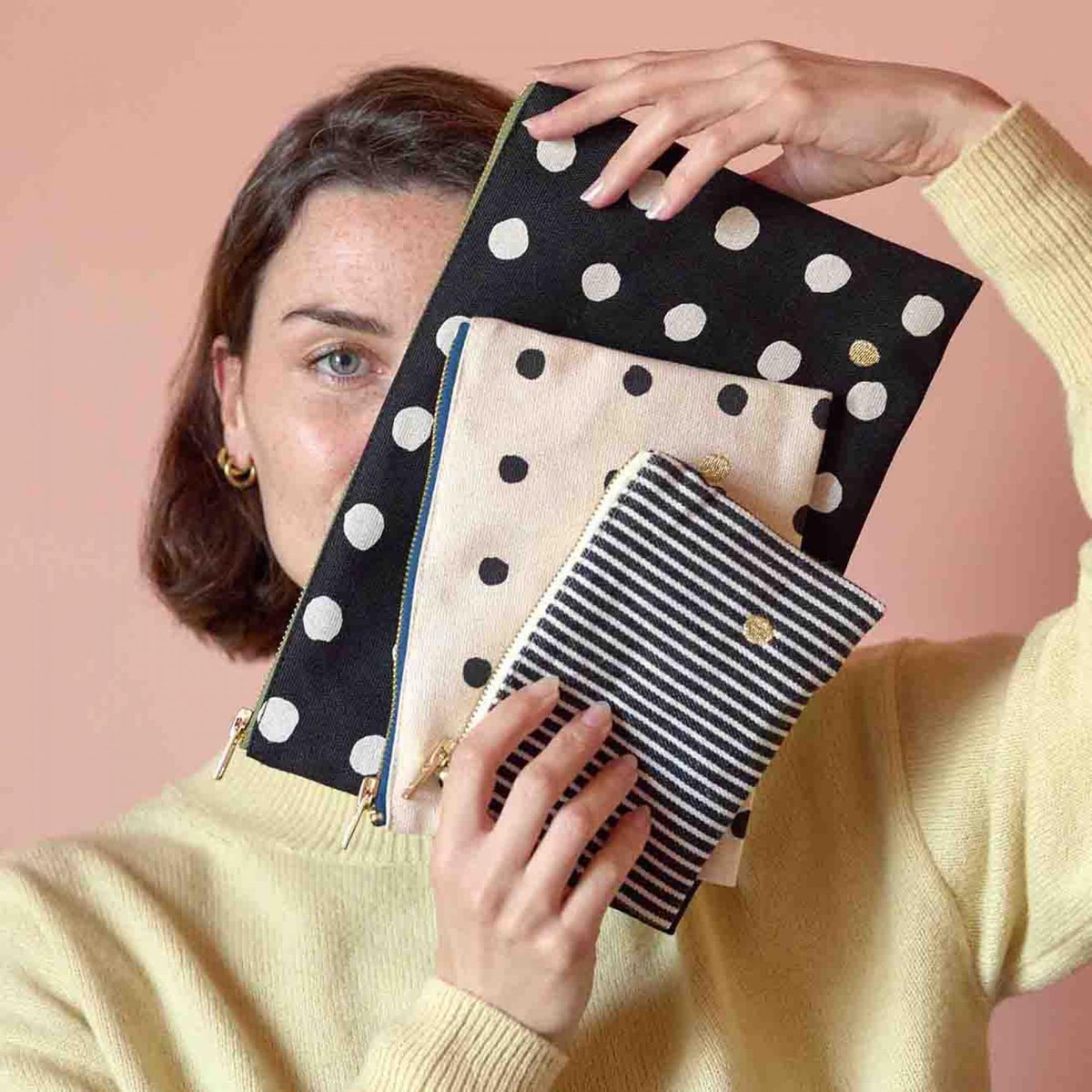 Pochette Mio ecru, LA CERISE SUR LE GATEAU