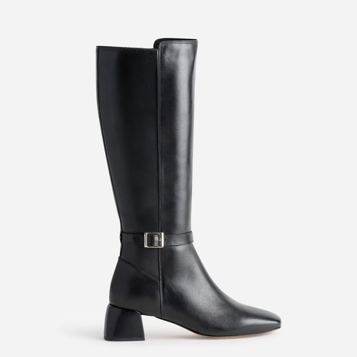 Botte À Talon en cuir MELODIE noir, ERAM