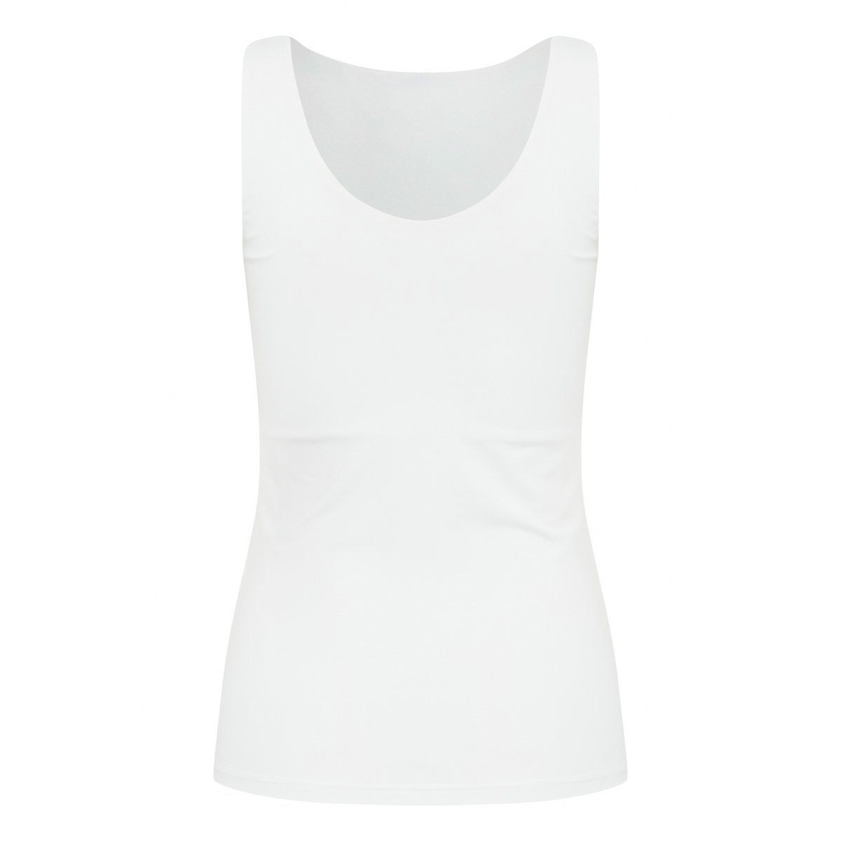 Haut en jersey sans manches blanc cloud dancer, ICHI
