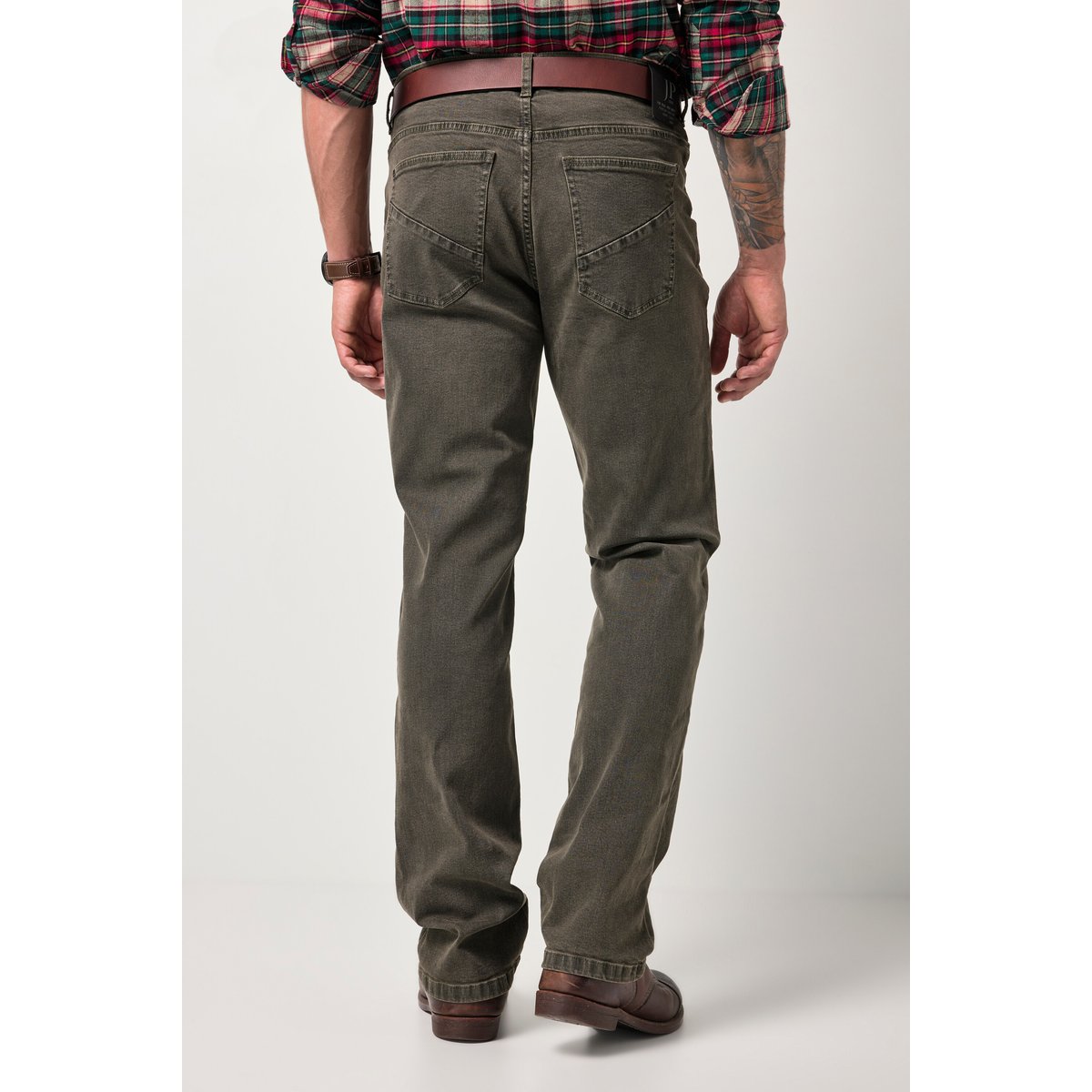 Jean coloré, finition FLEXNAMIC® olive foncé, JP1880