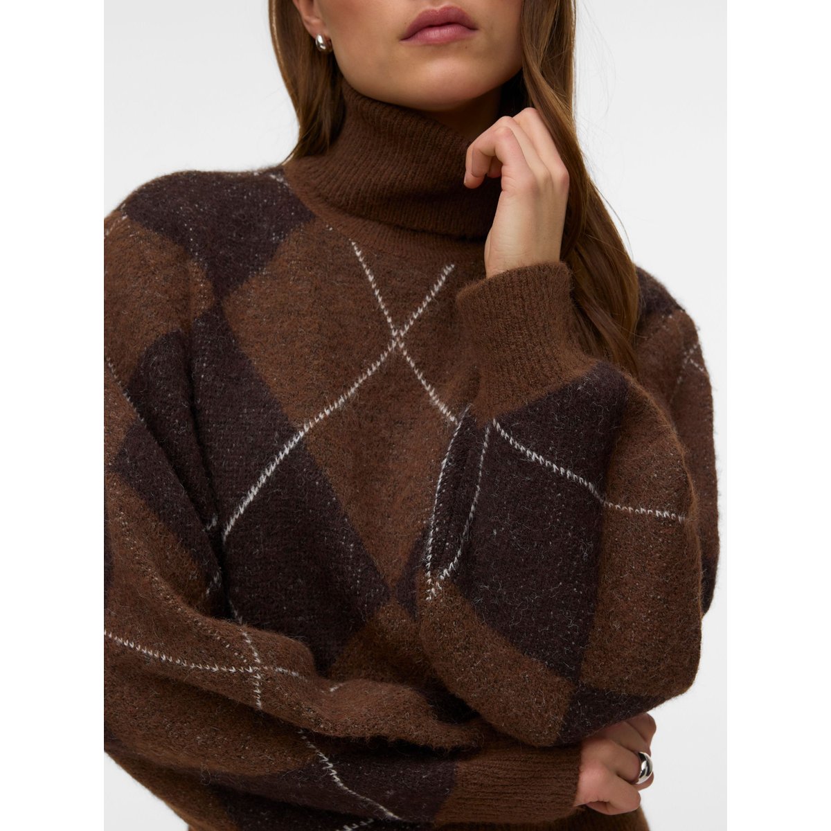 Pull En Maille cocoa brown, VERO MODA