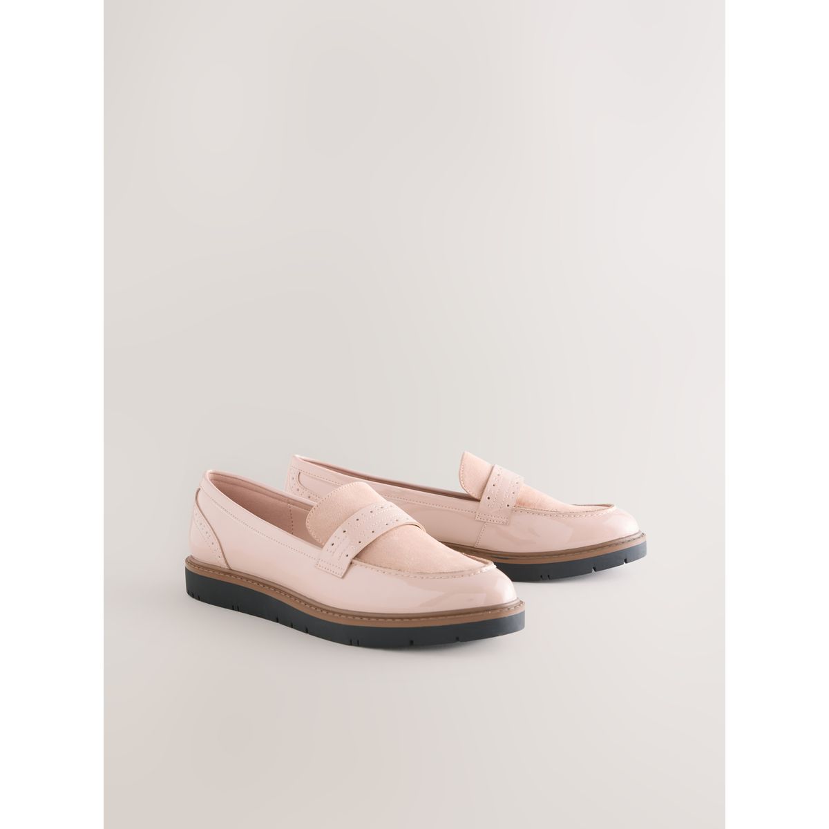Mocassins richelieu forever comfort® rose, NEXT