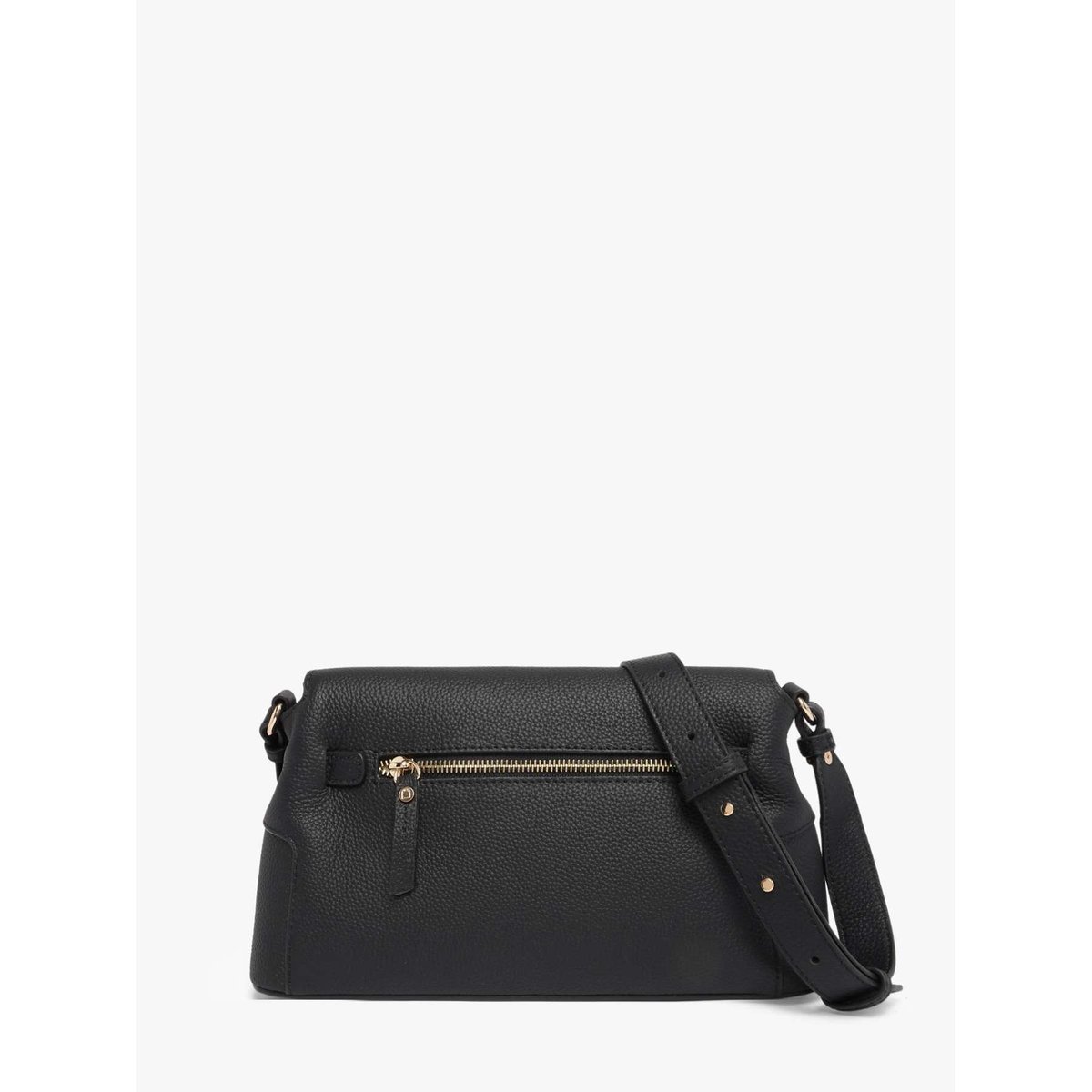 Sac bandoulière Equestre cuir noir, ETRIER