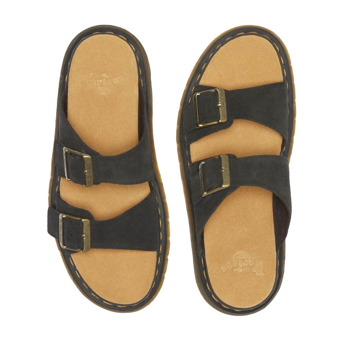 Mules Josef en cuir daim noir, DR. MARTENS