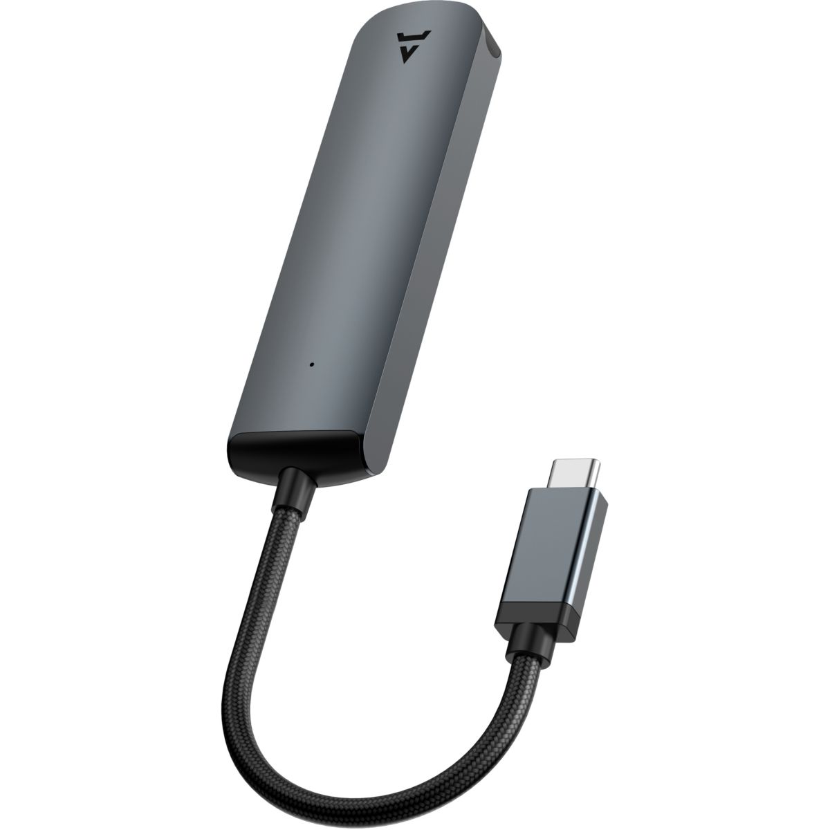 Hub 4 en 1 USB C (USB-C USB-A HDMI) couleur unique, ADEQWAT