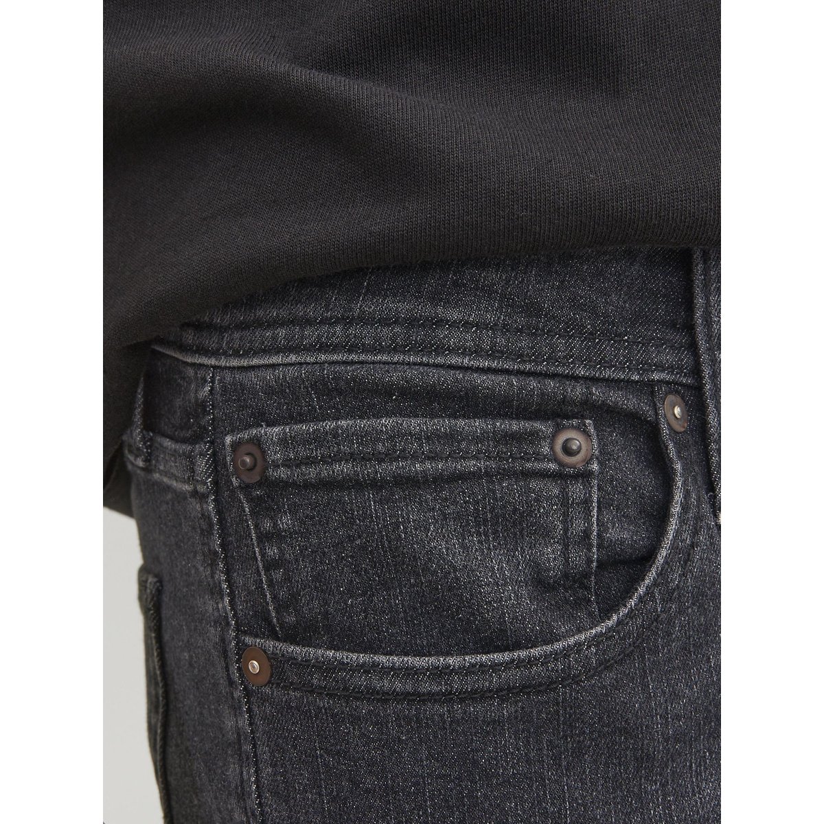 Jean Slim black denim, JACK & JONES