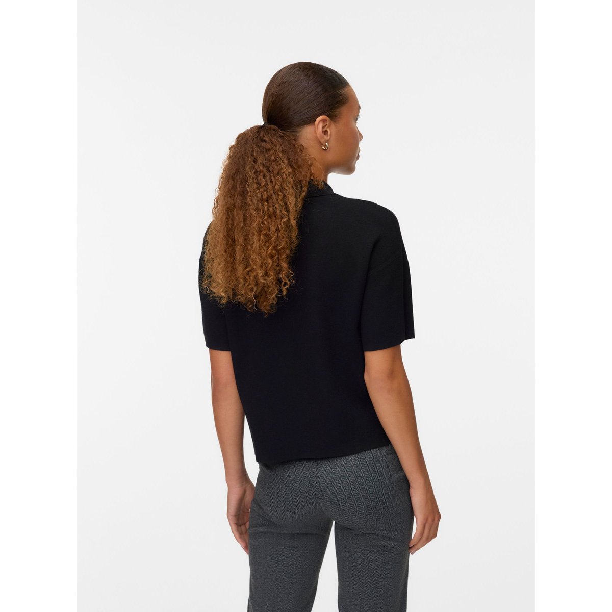 Col Polo noire - black, VERO MODA