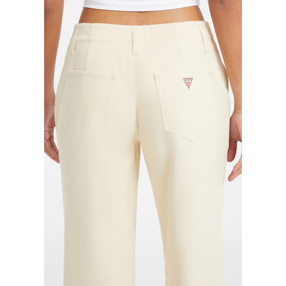 Pantalon Utilitaire Jambe Large beige, GUESS JEANS