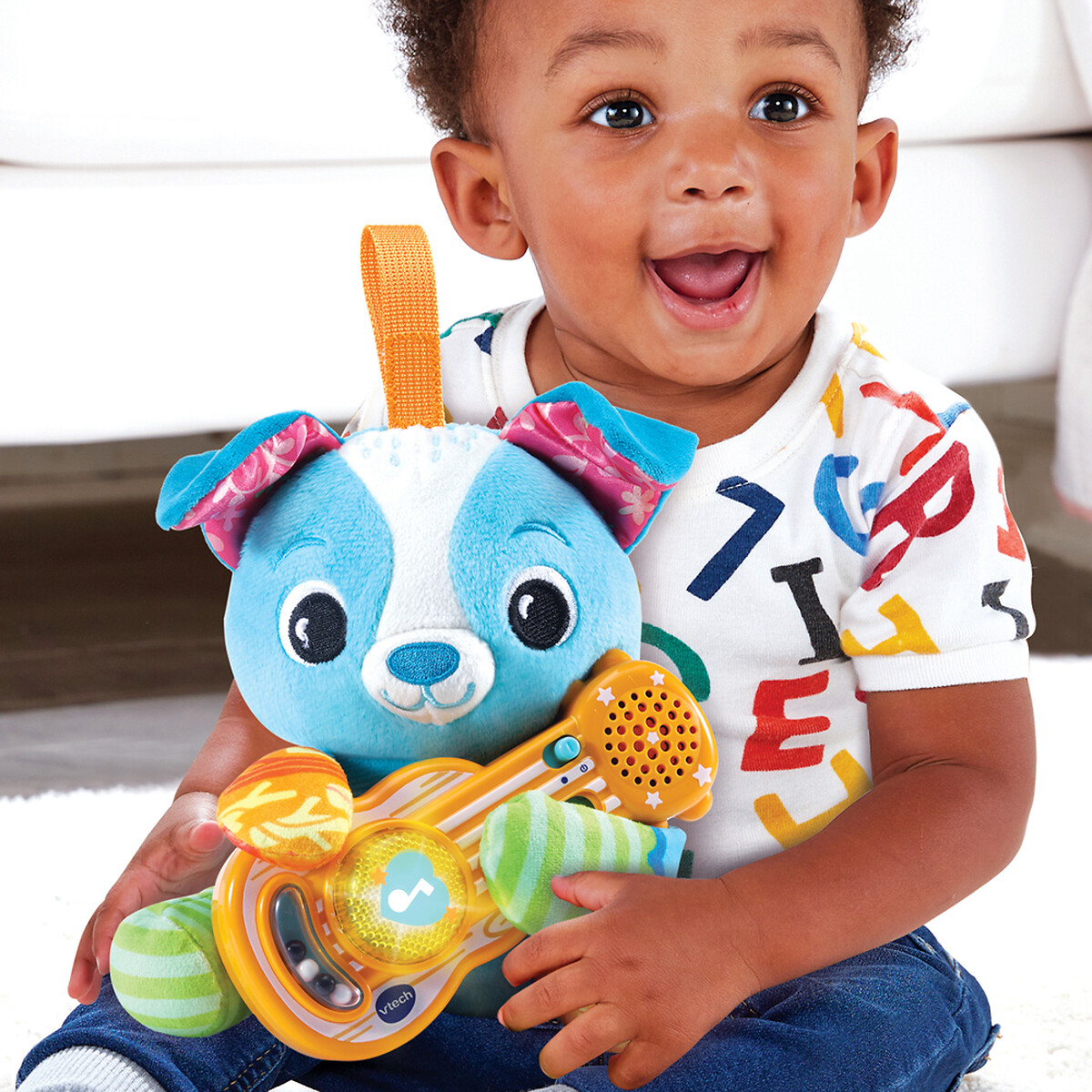 Peluche musical tango p'tit chien musicien multicolore, VTECH
