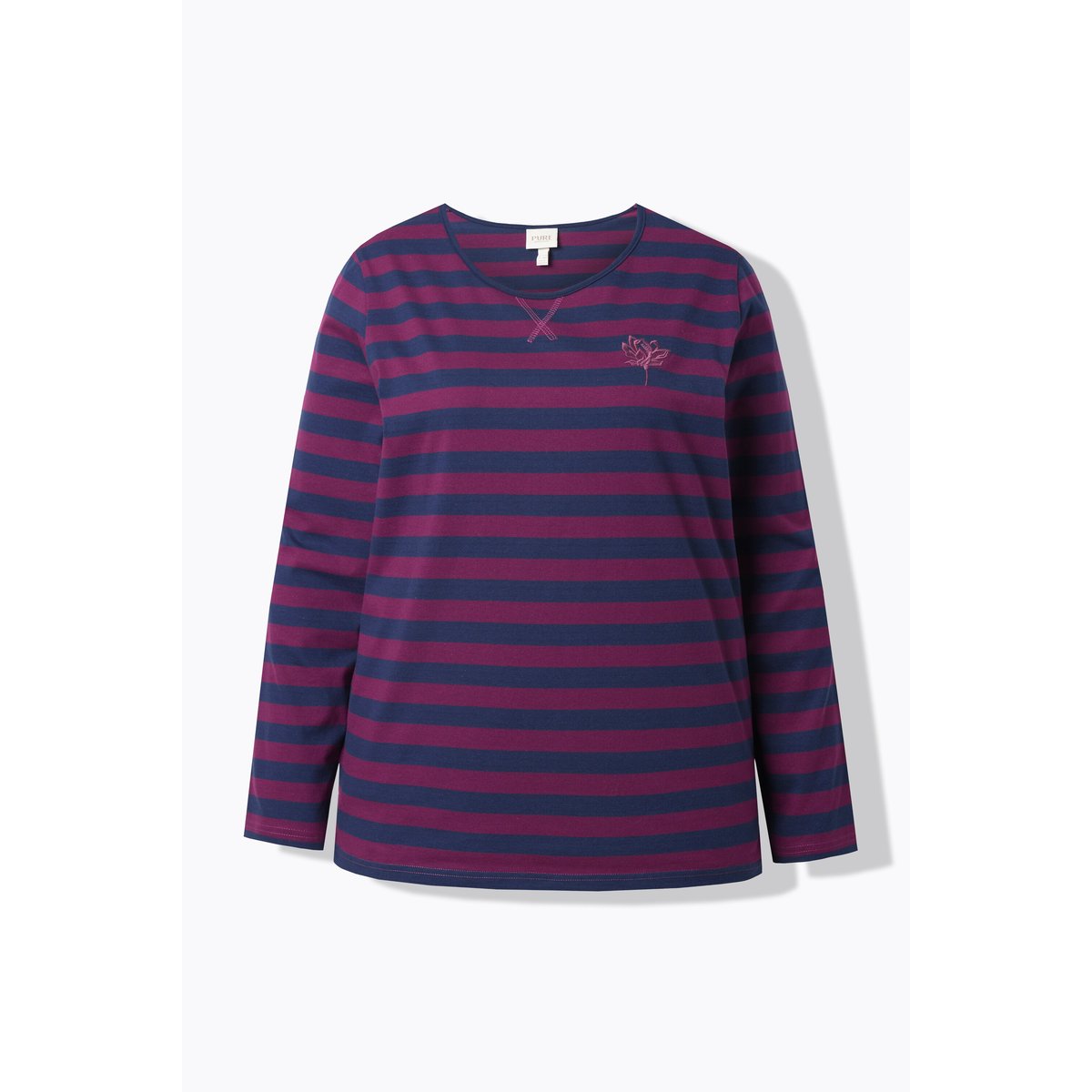 T-shirt à rayures baies de forêt, ULLA POPKEN