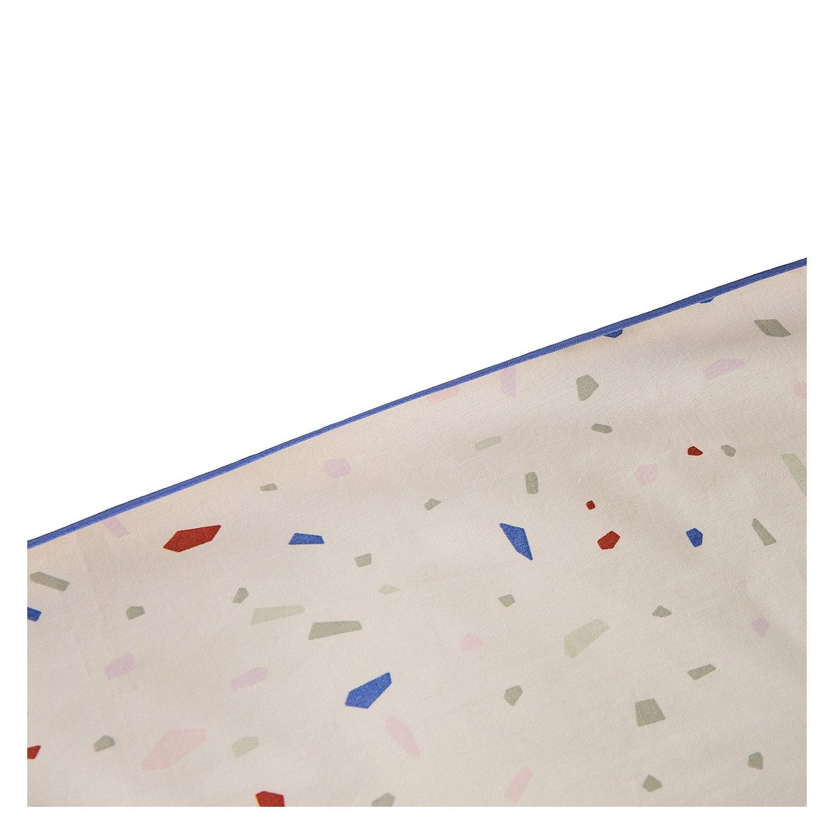 Parure de lit en percale de coton bio ARLETTE multicolore, HABITAT