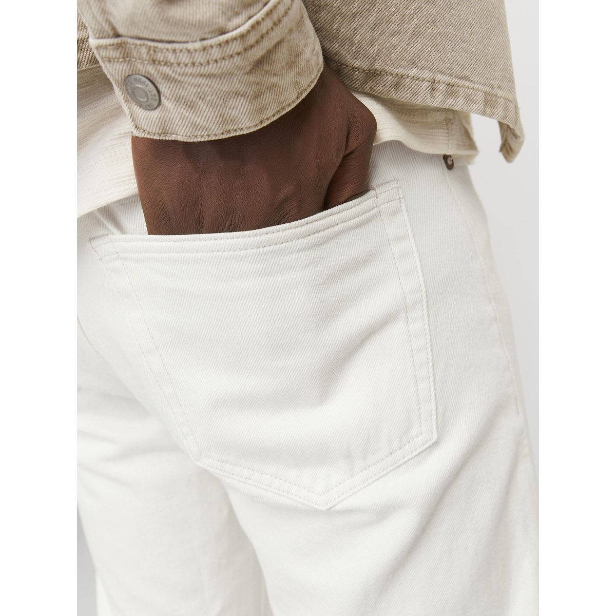 Jean Coupe Décontractée ecru, JACK & JONES