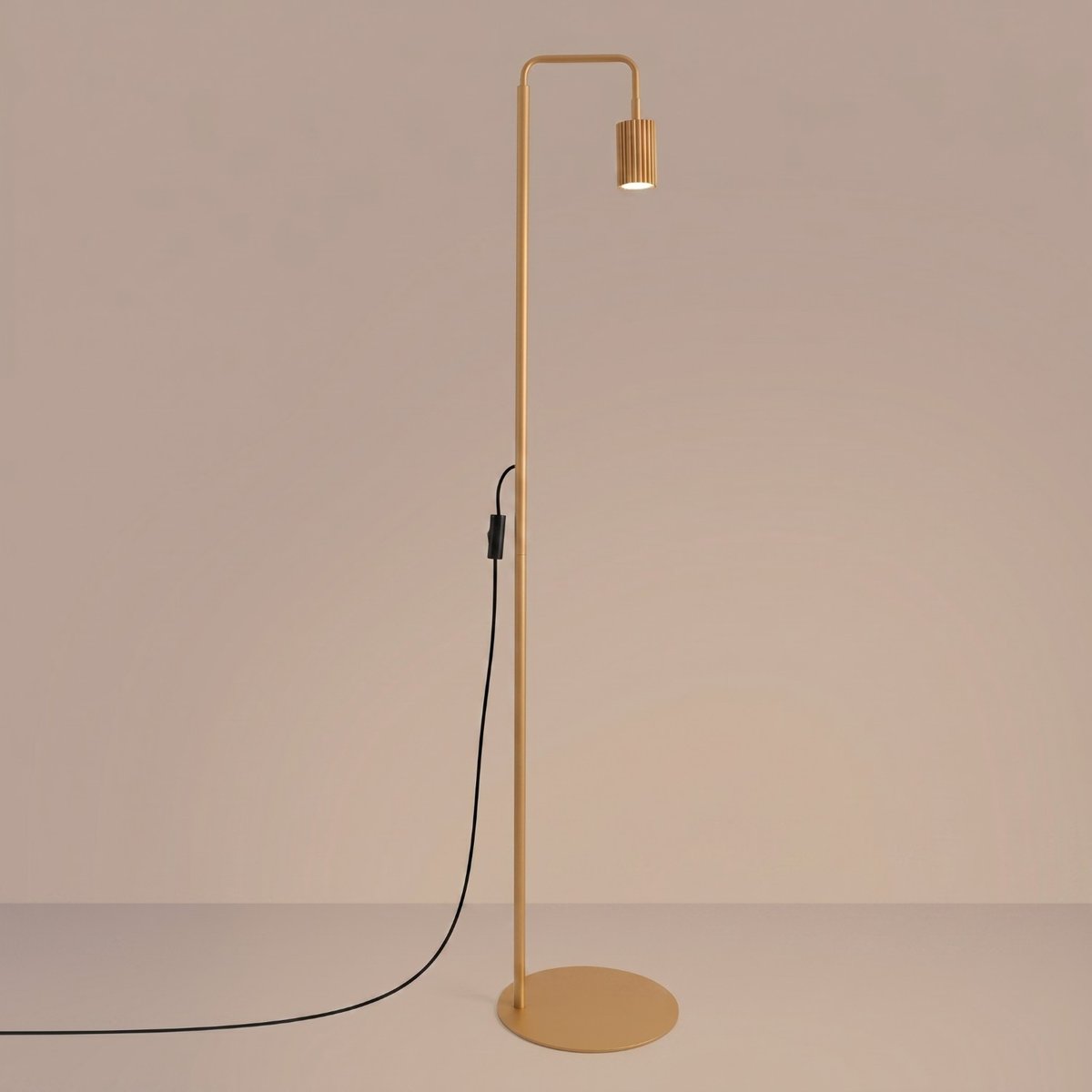 Lampadaire Aluminium Doré GU10 1 KARBON doré, EDEN