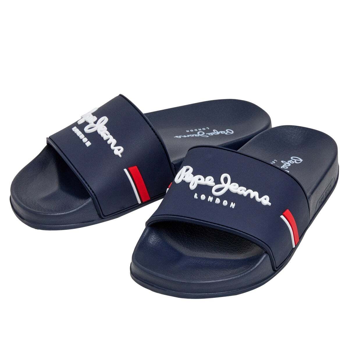 Claquettes Avec Logo marine, PEPE JEANS