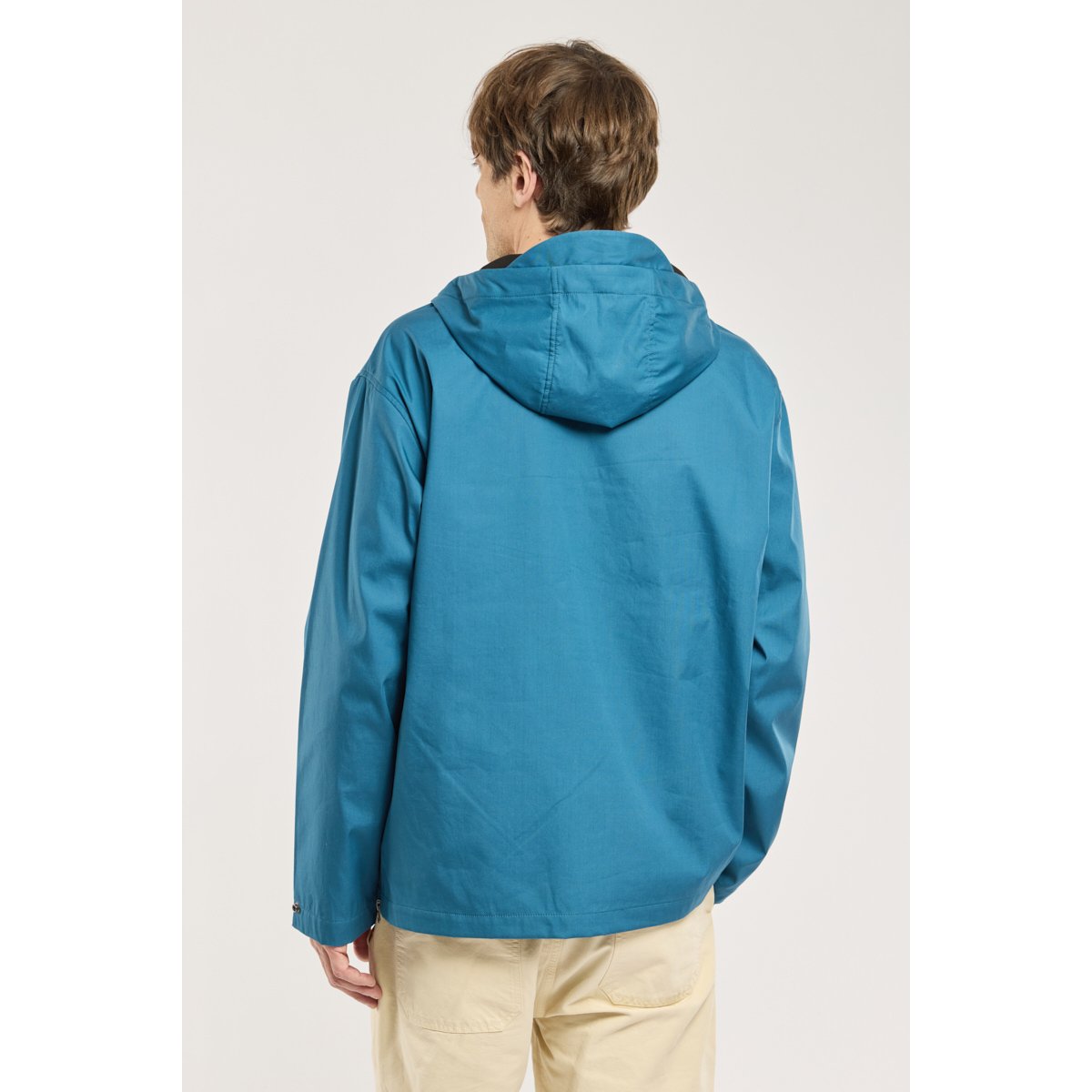 Vareuse déperlante en coton bleu glacial, ARMOR-LUX