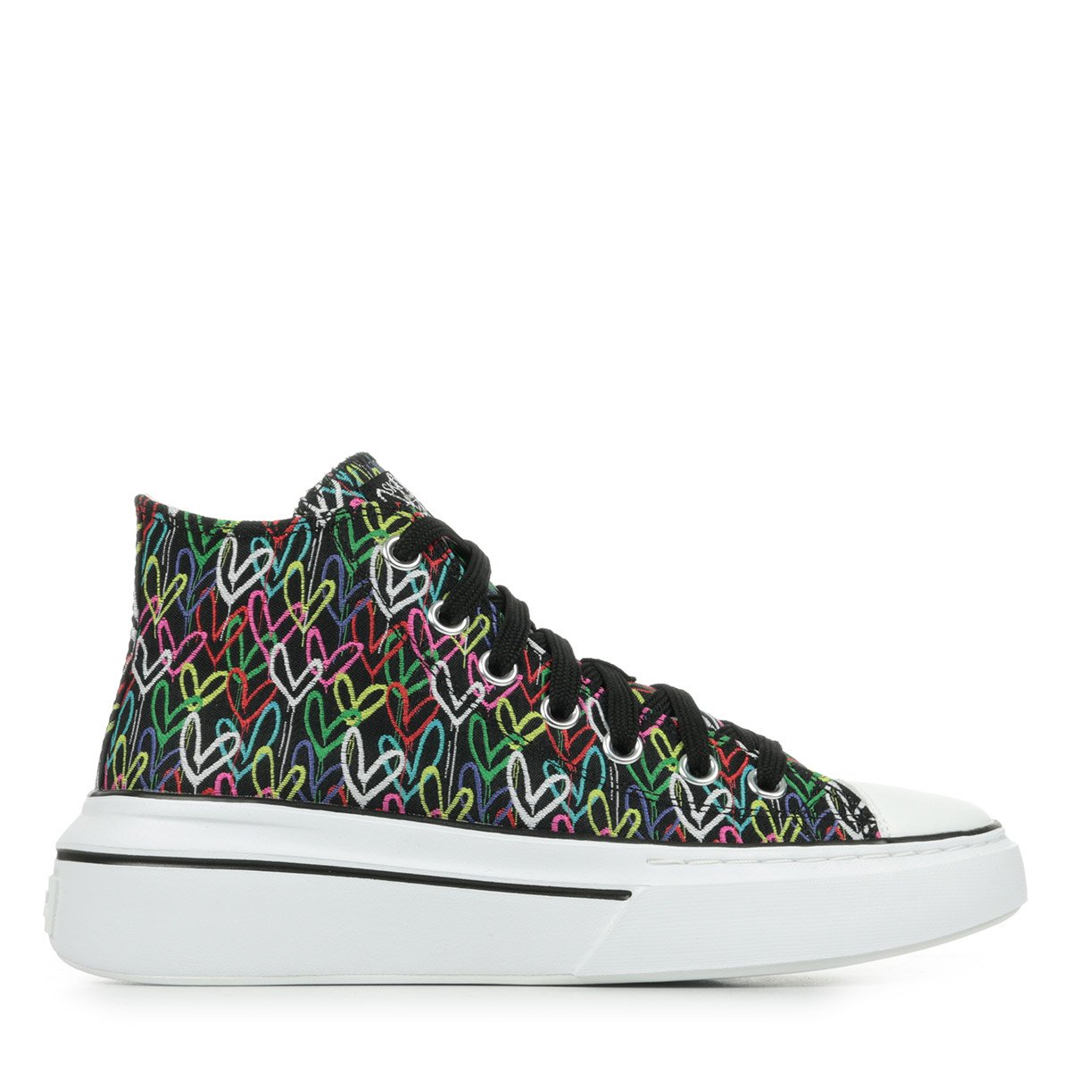 Baskets Cordova Classic Love Letters black multicolor, SKECHERS
