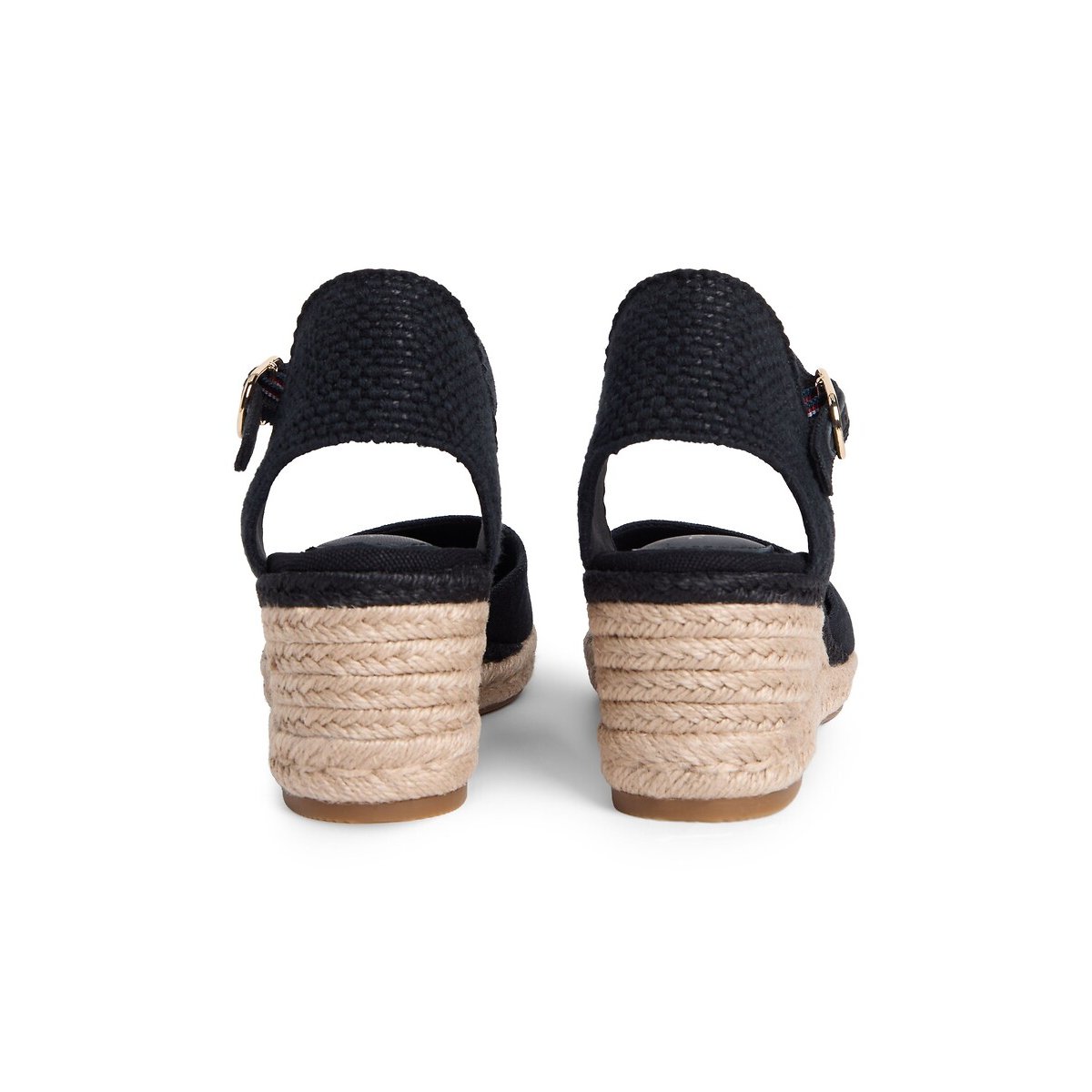 Sandales compensées fermées noir, TOMMY HILFIGER