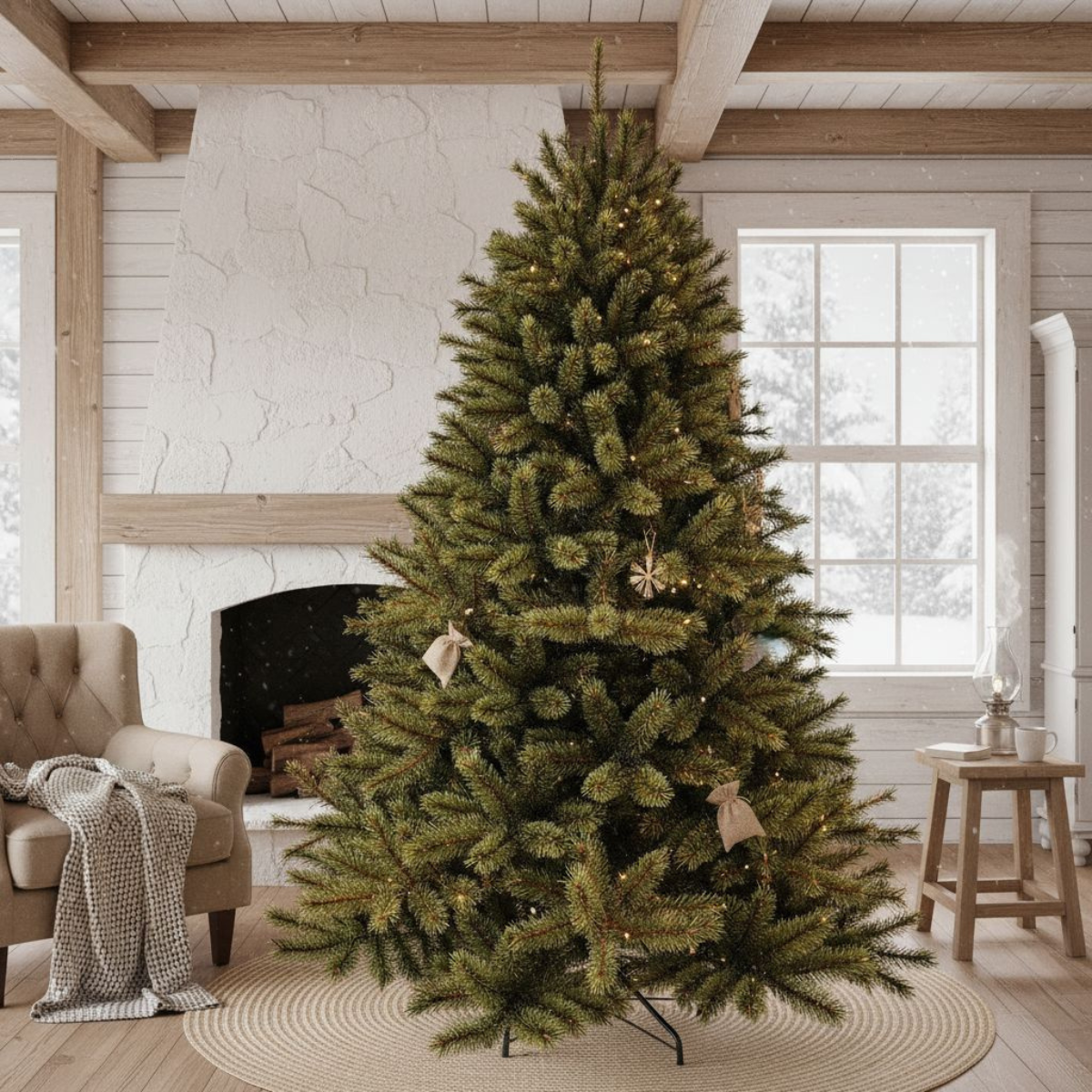 Sapin de Noël artificiel H215 cm FOREST FROSTED vert, TRIUMPH TREE