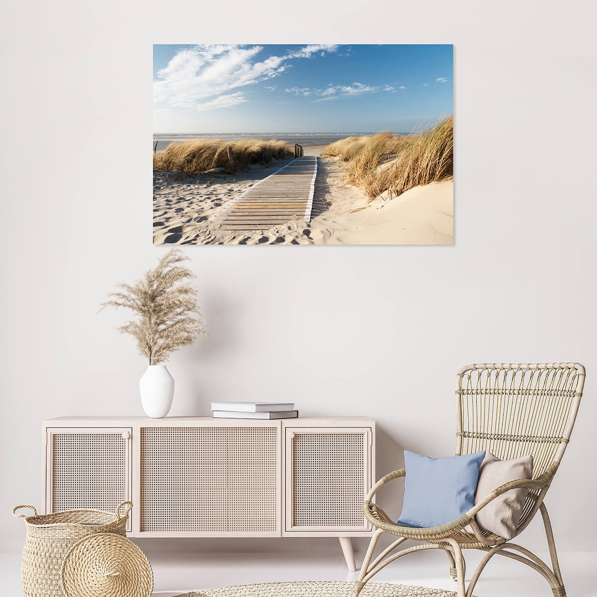 Tableau Mural Direction Plage PLAGE tableau en verre synthétique, CEANOTHE