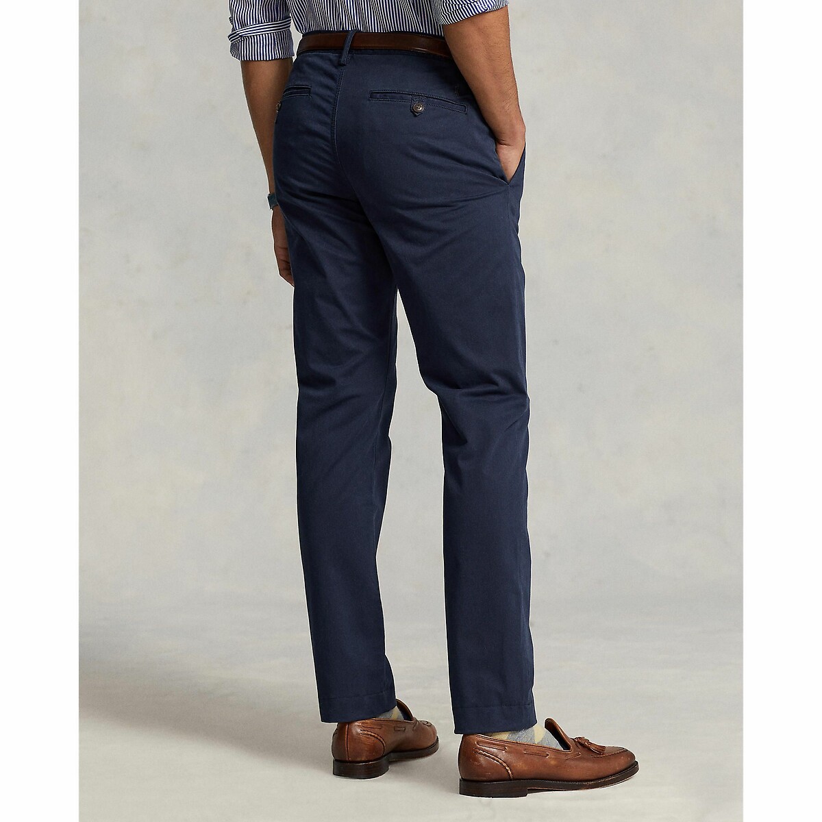 Washed Slim Fit Stretch Chinos ink, POLO RALPH LAUREN