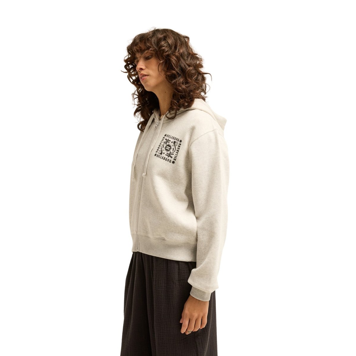 Sweat capuche zippé ALWAYS LOOKING gris grey heather, BILLABONG