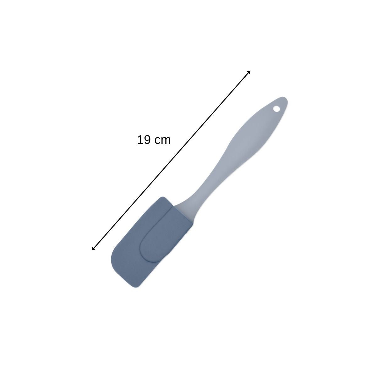 Set de 2 ustensiles de pâtisserie spatule en silicone ELEMENTAL bleu, FACKELMANN