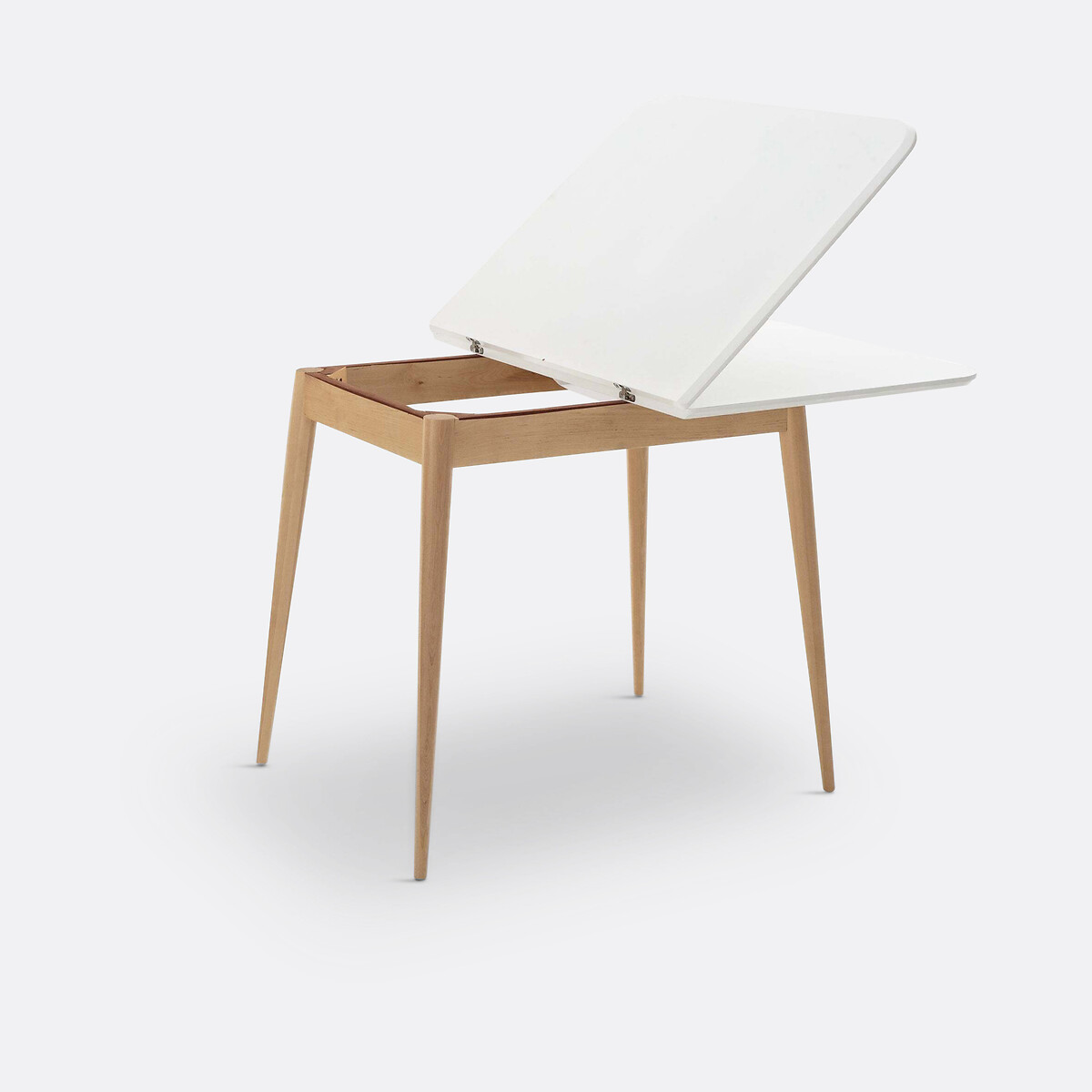 Table à manger, extensible, 2 à 6 personnes, JIMI blanc, LA REDOUTE INTERIEURS