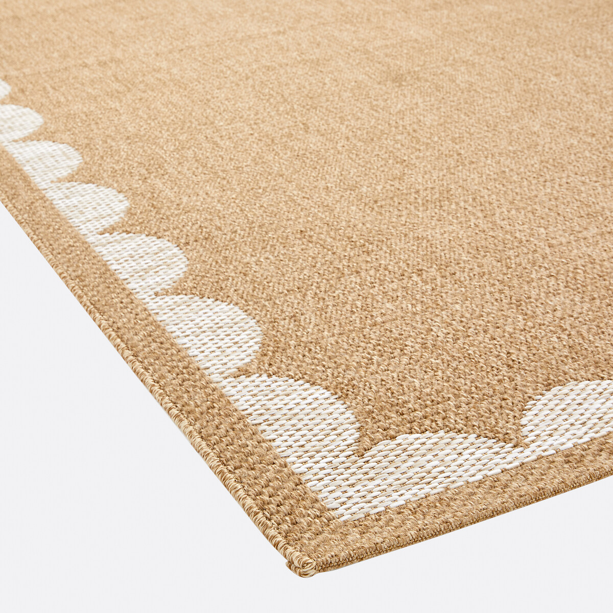 Tapis effet jute intérieur/extérieur, Milas naturel/blanc, LA REDOUTE INTERIEURS